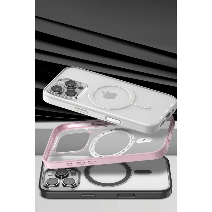 BFS Apple iPhone 16 Pro Joly Magsafe Kapak - Siyah