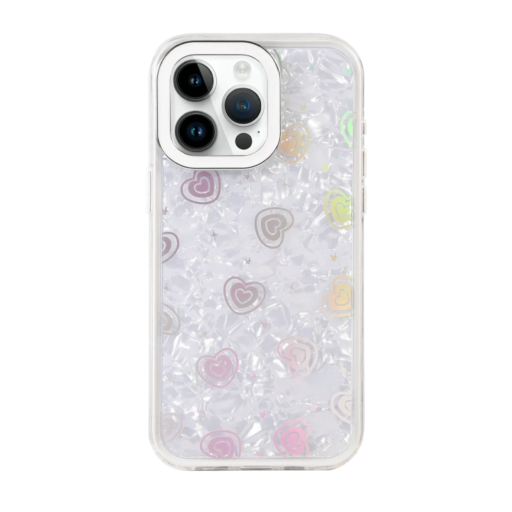 BFS  Apple iPhone 16 Pro Lumi Desenli Kapak - Beyaz