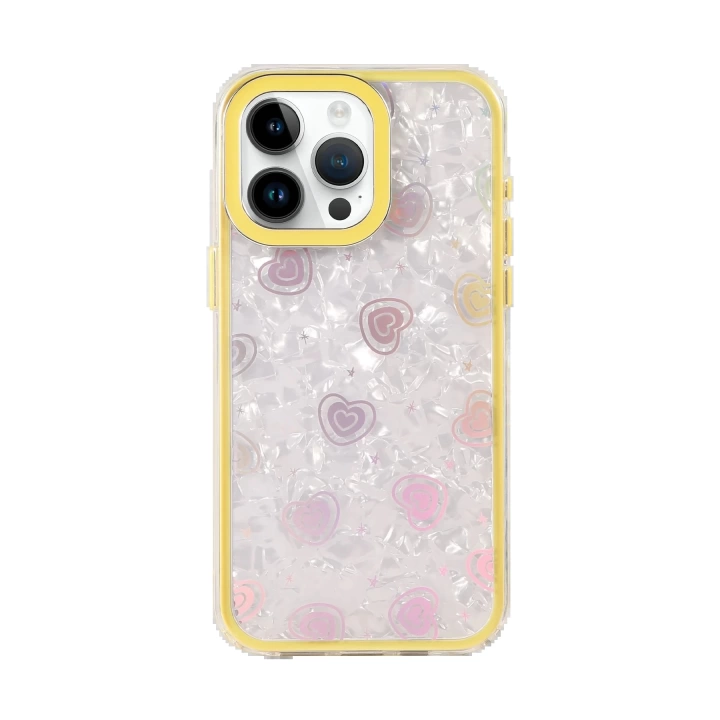 BFS Apple iPhone 16 Pro Lumi Desenli Kapak - Sarı