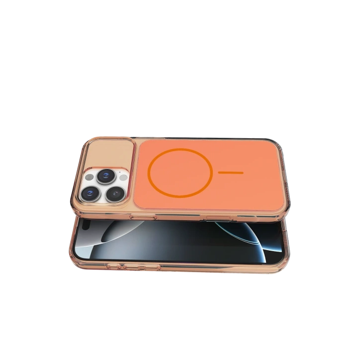 BFS  Apple iPhone 16 Pro Max Bruma Magsafe Kapak - Turuncu