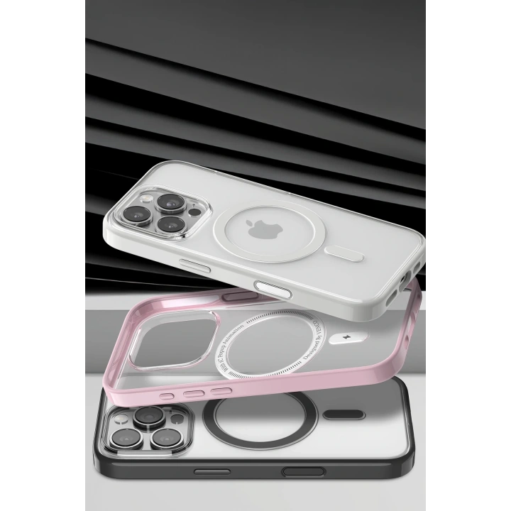 BFS  Apple iPhone 16 Pro Max Joly Magsafe Kapak - Siyah