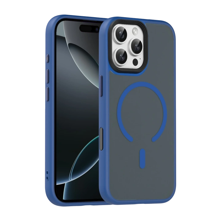 BFS  Apple iPhone 16 Pro Max Megane Magsafe Kapak - Lacivert