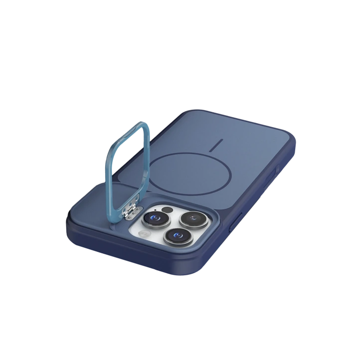 BFS  Apple iPhone 16 Pro Max Pale Magsafe Standlı Kapak- Mavi