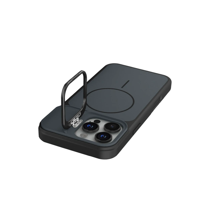 BFS  Apple iPhone 16 Pro Max Pale Magsafe Standlı Kapak - Siyah