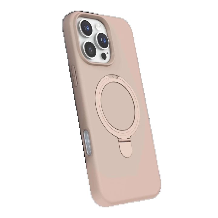 BFS Apple iPhone 16 Pro Max Regal Magsafe Standlı Kapak - Çöl Titanyum