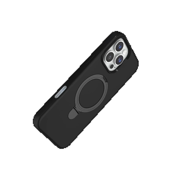 BFS Apple iPhone 16 Pro Max Regal Magsafe Standlı Kapak - Siyah