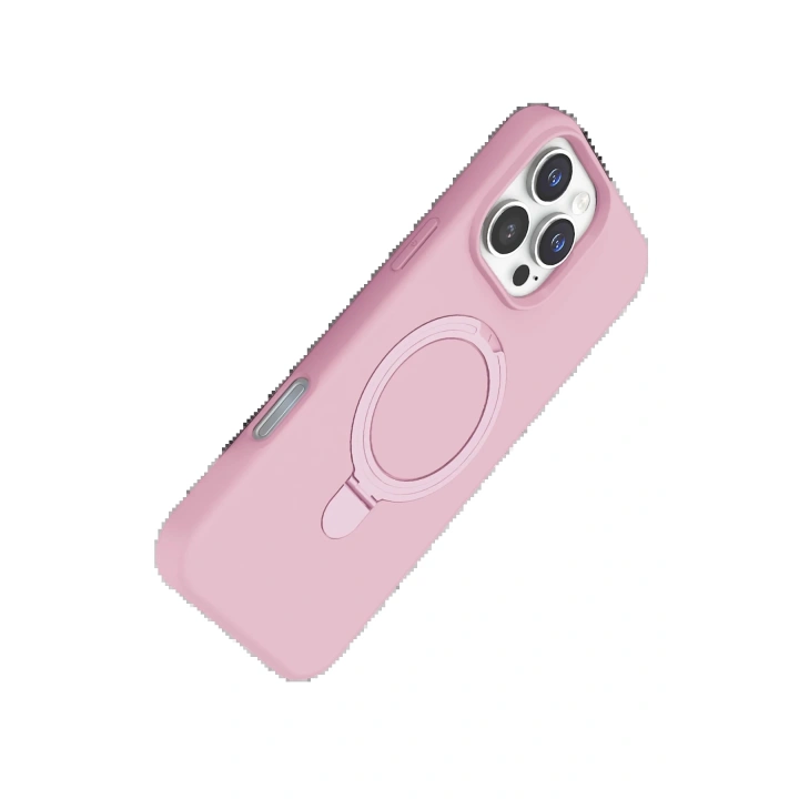 BFS Apple iPhone 16 Pro Regal Magsafe Standlı Kapak - Açık Pembe