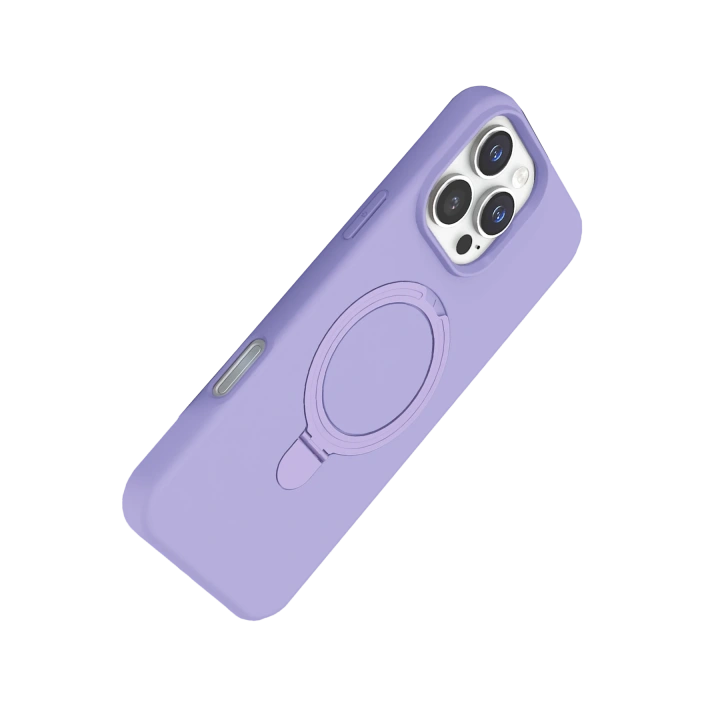 BFS  Apple iPhone 16 Pro Regal Magsafe Standlı Kapak - Lila