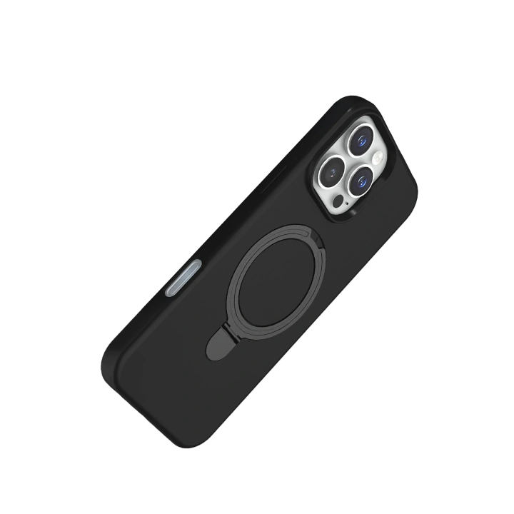 BFS  Apple iPhone 16 Pro Regal Magsafe Standlı Kapak - Siyah