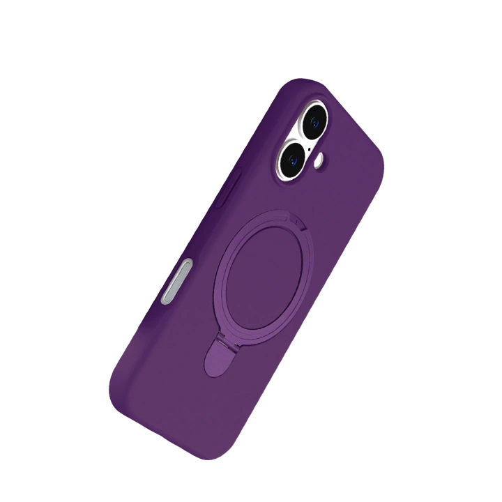 BFS  Apple iPhone 16 Regal Magsafe Standlı Kapak - Derin Mor