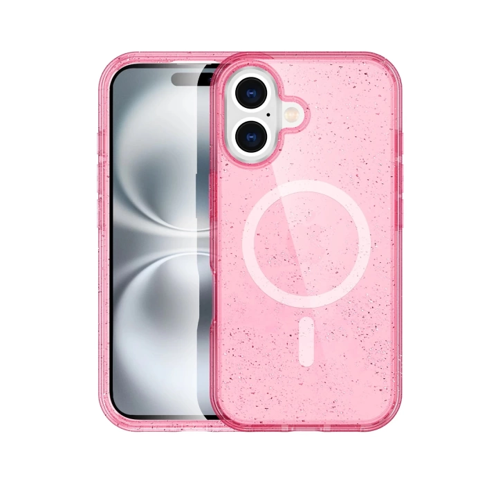 BFS  Apple iPhone 16 Star Magsafe Kapak - Pembe