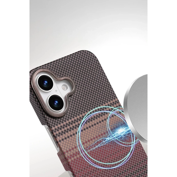 BFS Apple iPhone 16 Vega Magsafe Kapak - Kırmızı