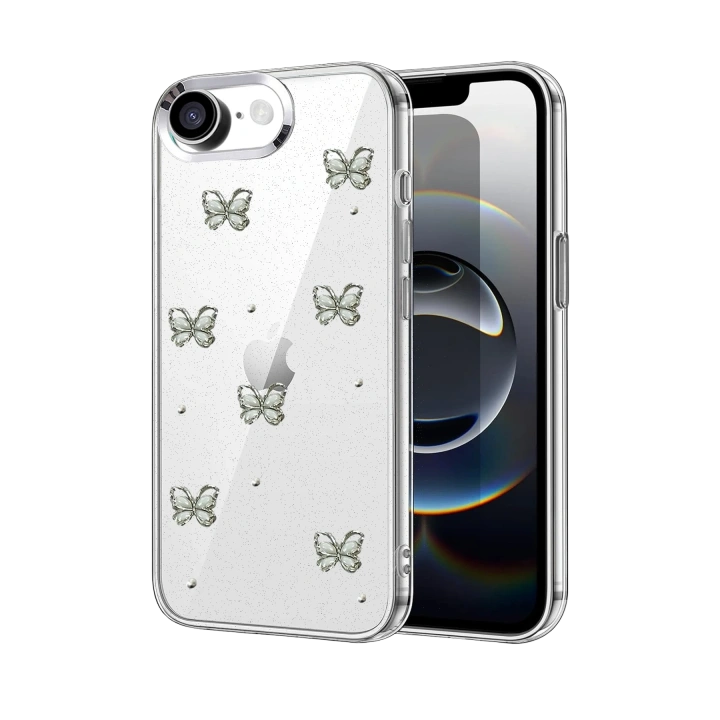 BFS  Apple iPhone 16E Fiyonk Desenli Kapak - Desen 9