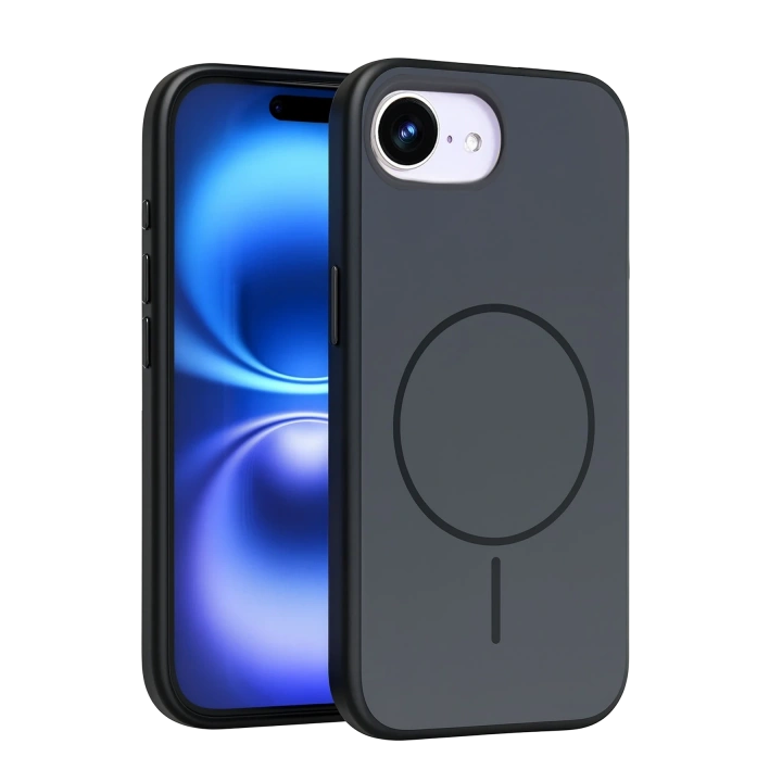 BFS  Apple iPhone 16E Neva Magsafe Kapak - Siyah