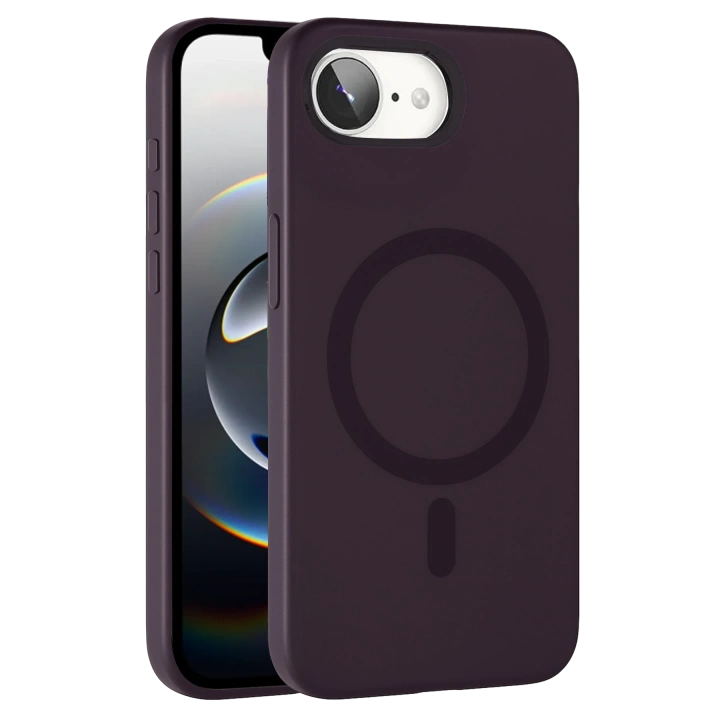 BFS  Apple iPhone 16E Tuna PC Slim Magsafe Kapak - Derin Mor