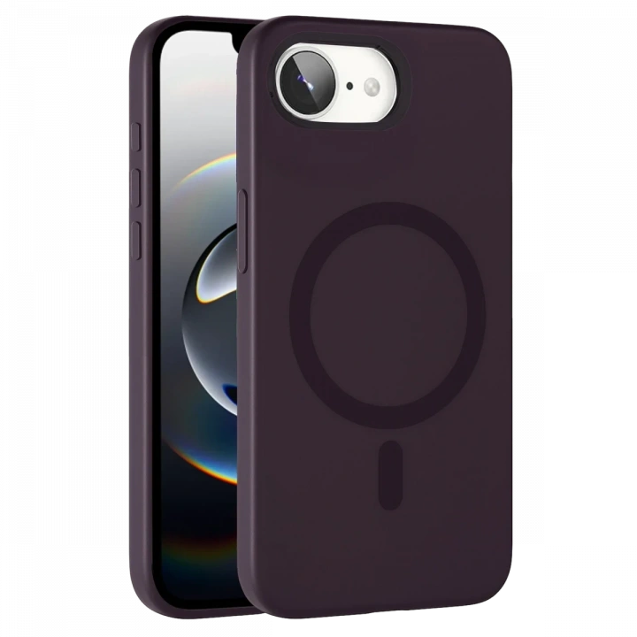 BFS  Apple iPhone 16E Tuna PC Slim Magsafe Kapak - Derin Mor