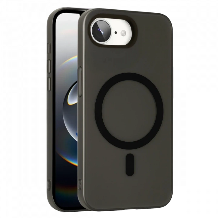 BFS  Apple iPhone 16E Tuna PC Slim Magsafe Kapak - Siyah