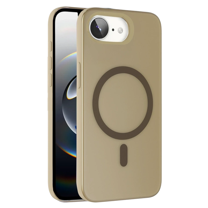 BFS  Apple iPhone 16E Tuna PC Slim Magsafe Kapak - Titan Gri