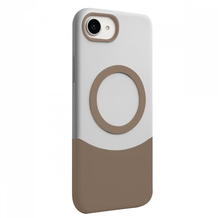 BFS  Apple iPhone 16E Velar Magsafe Kapak - Çöl Titanyum