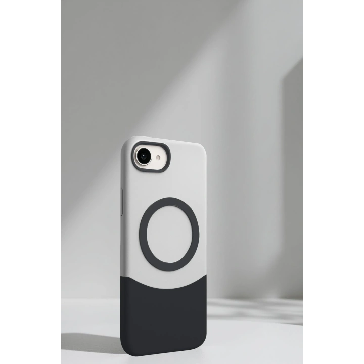 BFS  Apple iPhone 16E Velar Magsafe Kapak - Natural Grey