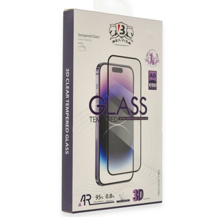 BFS  Apple iPhone 17 Air Bilvis 3D Cam Ekran Koruyucu - Siyah