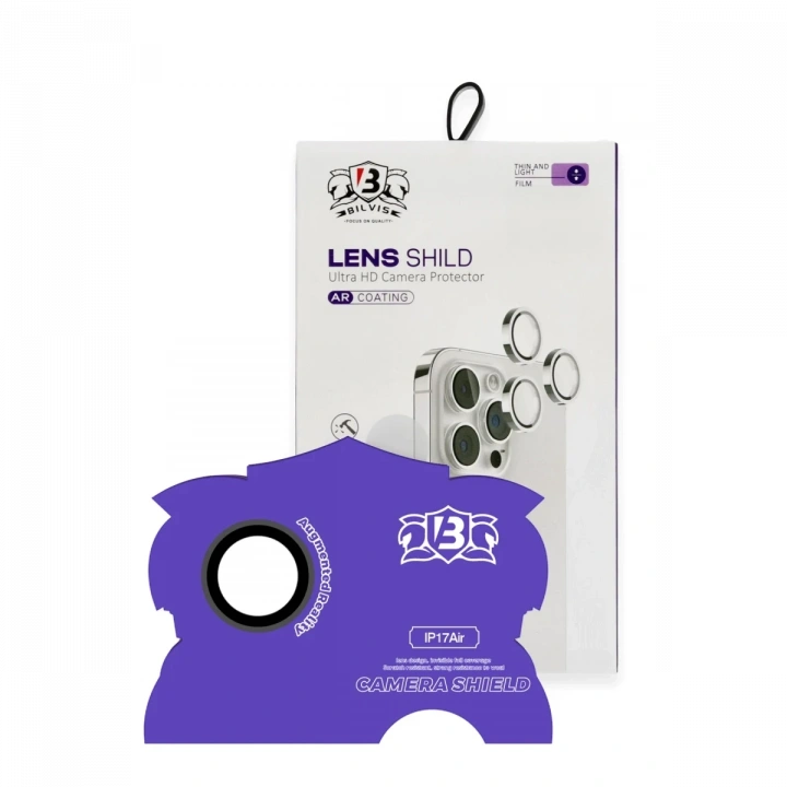 BFS  Apple iPhone 17 Air Bilvis Titan Kamera Lens - Siyah