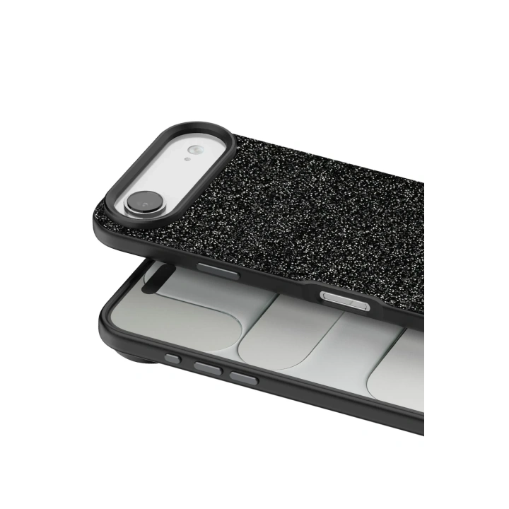 BFS  Apple iPhone 17 Air Bright Simli Kapak - Siyah