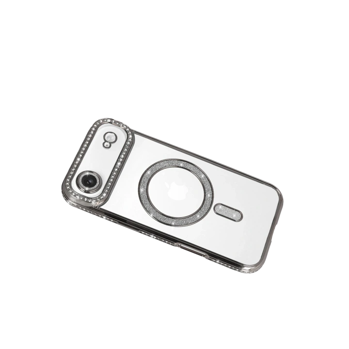 BFS  Apple iPhone 17 Air Joke Simli Magneticsafe Kılıf - Gümüş