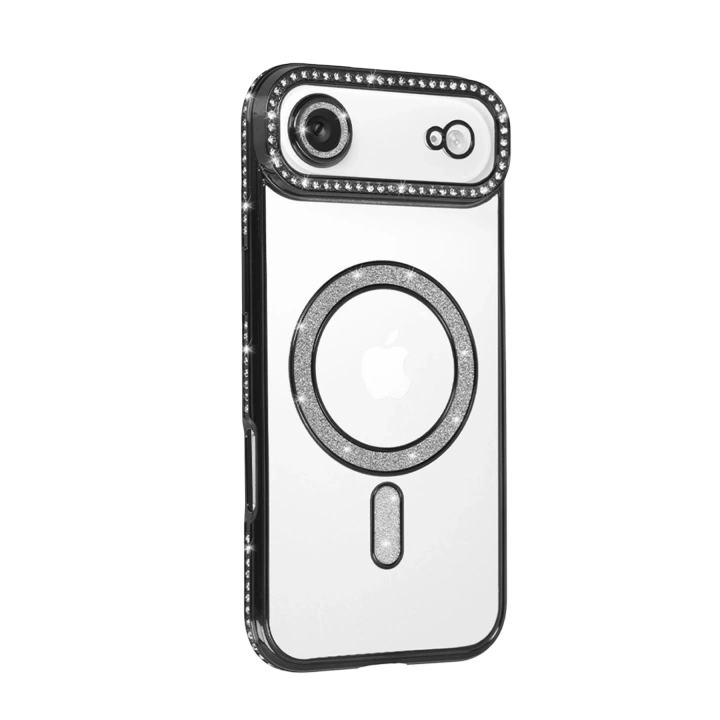 BFS  Apple iPhone 17 Air Joke Simli Magneticsafe Kılıf - Siyah