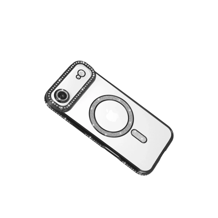 BFS  Apple iPhone 17 Air Joke Simli Magneticsafe Kılıf - Siyah