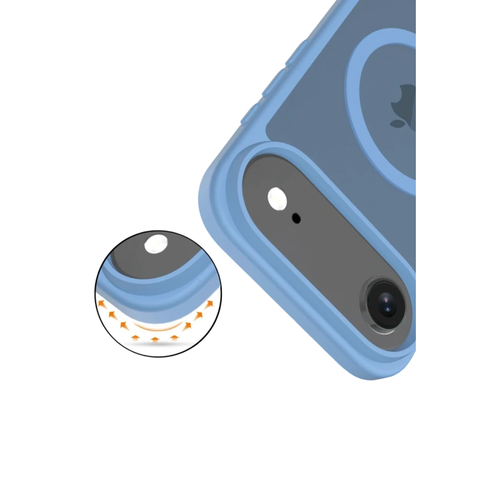 BFS  Apple iPhone 17 Air Jota Magsafe Kapak - Açık Mavi