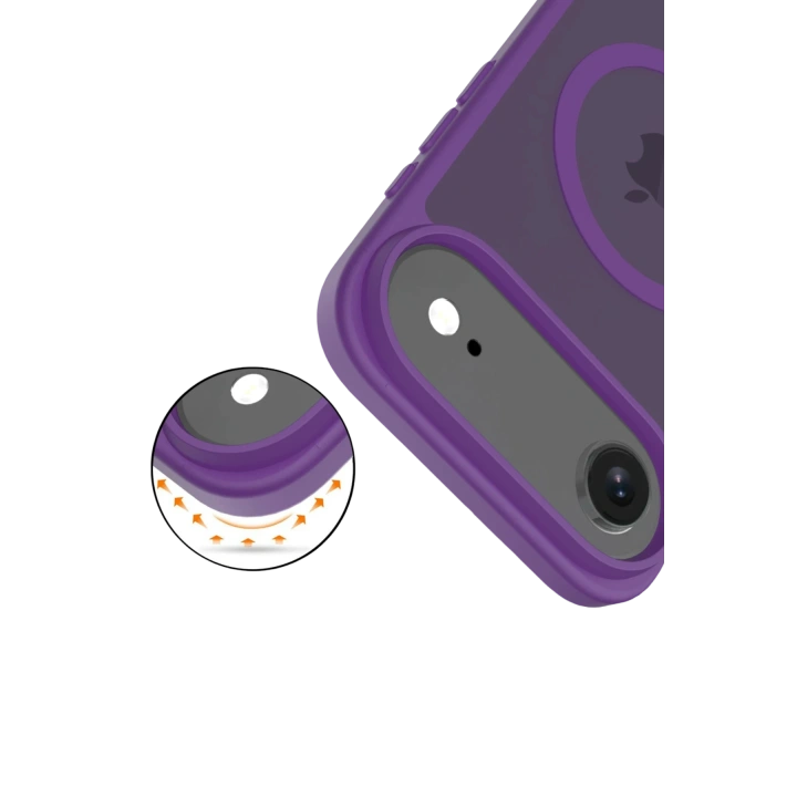 BFS  Apple iPhone 17 Air Jota Magsafe Kapak - Derin Mor