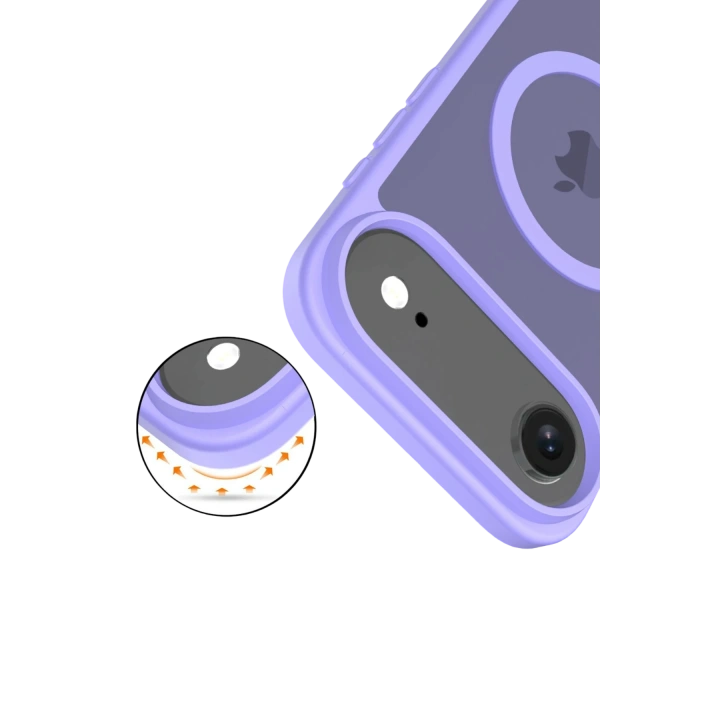 BFS  Apple iPhone 17 Air Jota Magsafe Kapak - Lila
