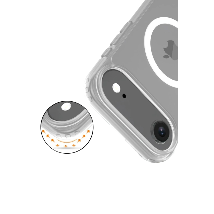 BFS  Apple iPhone 17 Air Jota Magsafe Kapak - Şeffaf