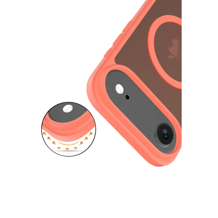 BFS  Apple iPhone 17 Air Jota Magsafe Kapak - Turuncu