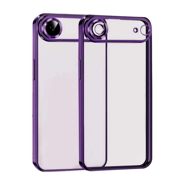 BFS  Apple iPhone 17 Air  Lensli Silikon - Açık Mor