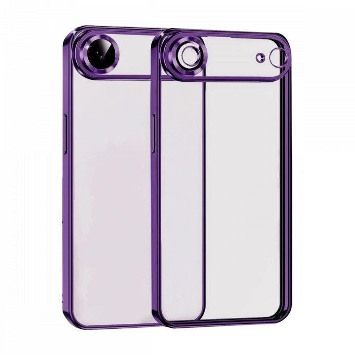 BFS  Apple iPhone 17 Air  Lensli Silikon - Açık Mor