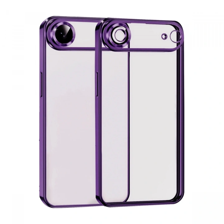 BFS  Apple iPhone 17 Air  Lensli Silikon - Açık Mor