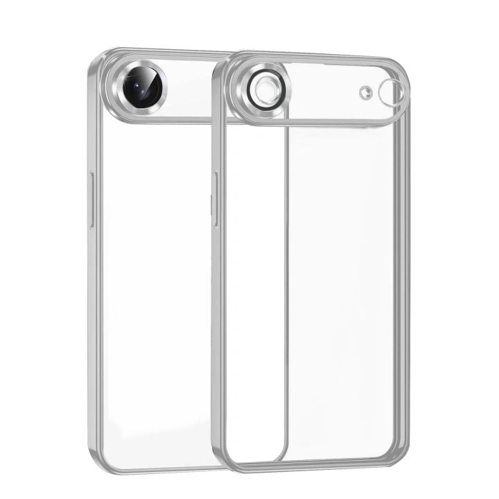 BFS  Apple iPhone 17 Air  Lensli Silikon - Gümüş