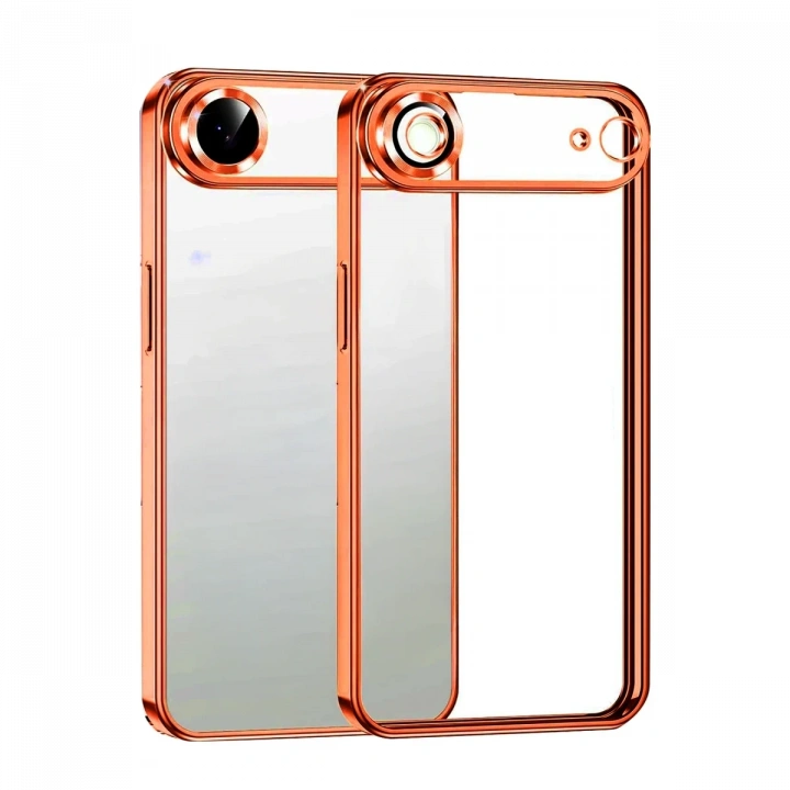 BFS  Apple iPhone 17 Air  Lensli Silikon - Turuncu