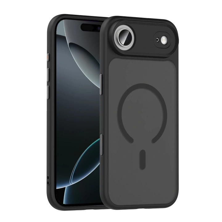 BFS  Apple iPhone 17 Air Megane Magsafe Kapak - Siyah