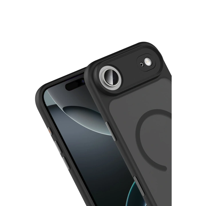 BFS  Apple iPhone 17 Air Megane Magsafe Kapak - Siyah