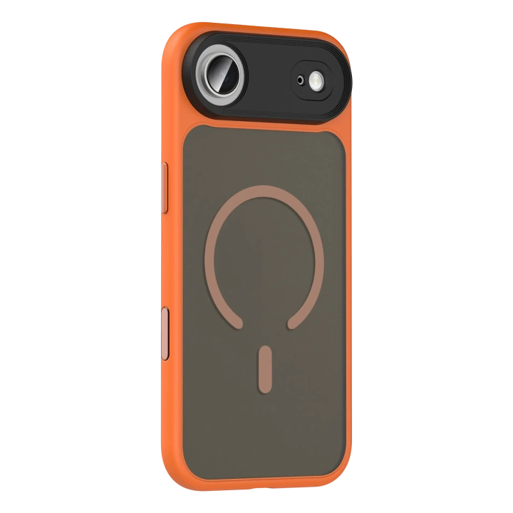 BFS  Apple iPhone 17 Air Megane Magsafe Kapak - Turuncu