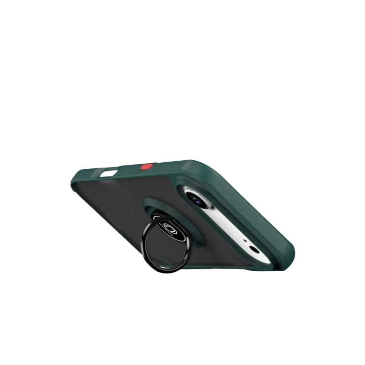 BFS  Apple iPhone 17 Air Montreal Yüzüklü Silikon Kapak - Yeşil