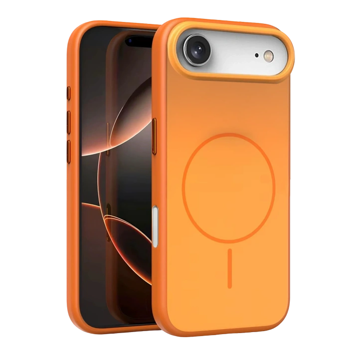 BFS  Apple iPhone 17 Air Neva Magsafe Kapak - Turuncu