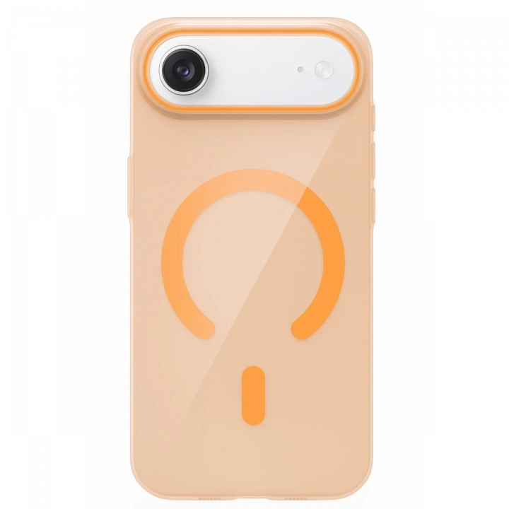 BFS  Apple iPhone 17 Air PC Blank Magsafe Kapak - Turuncu