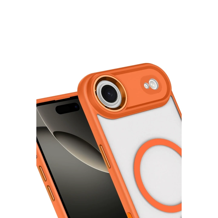 BFS  Apple iPhone 17 Air Terea Magsafe Kapak - Turuncu