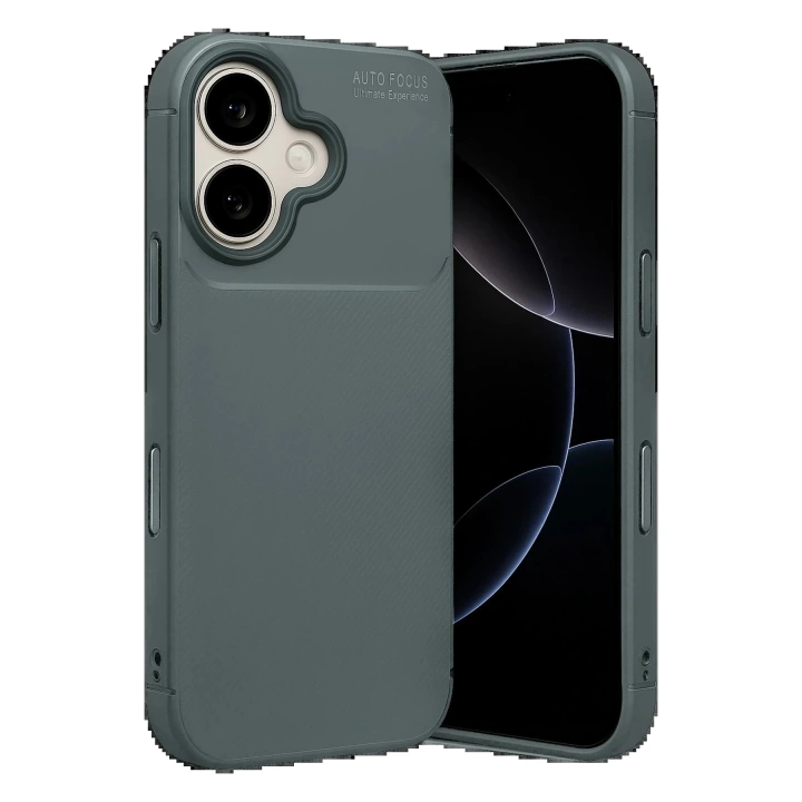 BFS Apple iPhone 17 Auto Focus Karbon Kapak - Gri