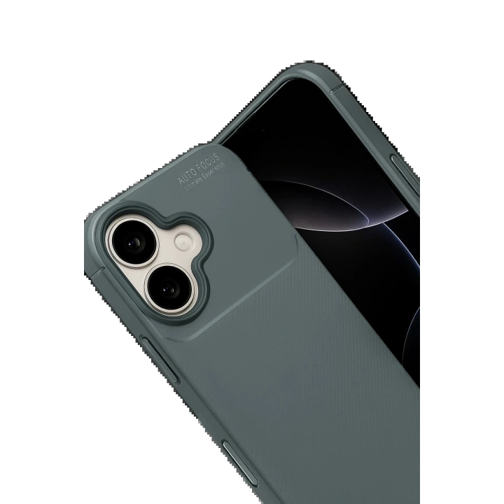 BFS Apple iPhone 17 Auto Focus Karbon Kapak - Gri