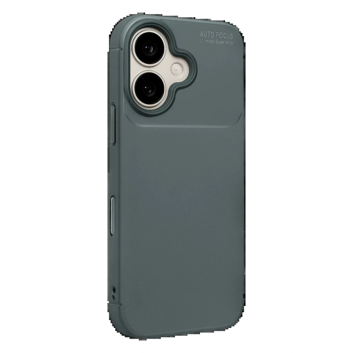 BFS Apple iPhone 17 Auto Focus Karbon Kapak - Gri